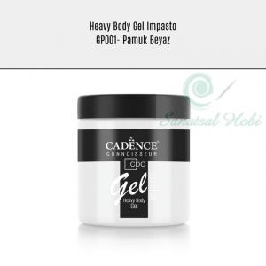 HEAVY BODY GEL İMPASTO JEL GP-001 PAMUK BEYAZ 250ML