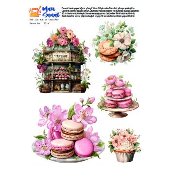Mavi Sanat Ütü ile rub on transfer kağıdı A4 Model No: 0114