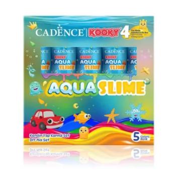 Kooky Aqua Slime Kendin Yap Karma Set 5X90ML
