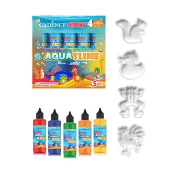 Kooky Aqua Slime Çiftlik Hayvanları Seti 5X90ML