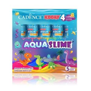 Kooky Aqua Slime Dinazor Dünyası Seti 5X90ML