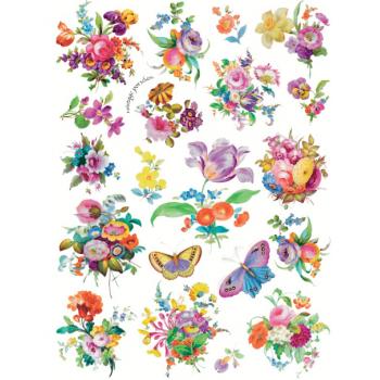Kelebekli Çiçekli Sulu Transfer 25-35 cm SL0090