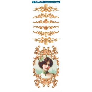 Kadın Temalı Sulu Transfer 10-30 cm KS1001