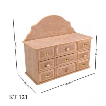 KT 121 9 ÇEKMEÇELİ KUTU