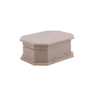 KT 32 KENARLI SEKİZGEN KUTU     O   20X14X7,5