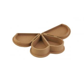 KT 52 İKİ KAPAKLI KALP KUTU     B    23X23X7