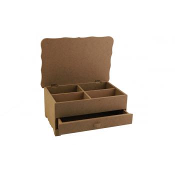 KT 60 ÇEKMECELİ İKİ KAT KUTU   30X20X14