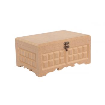 KT 84 DİKDÖRTGEN OYMALI KUTU  26X18X12