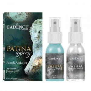 PATİNA SPREY SET  KOYU YEŞİL 50+50ML