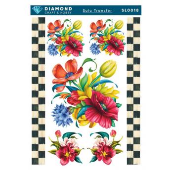 Çiçekli Sulu Transfer 25-35 cm SL0018