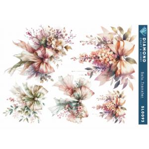 Çiçekli Kurdeleli Sulu Transfer 25-35 cm SL0093