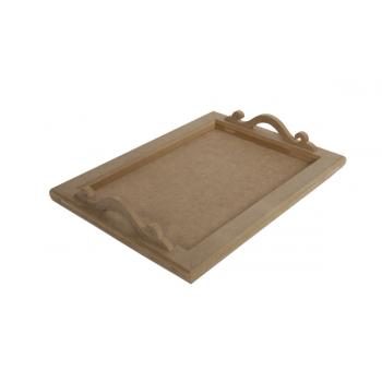 TP 33 YUVARLAK KENAR SAPLI TEPSİ   44X32X2,5