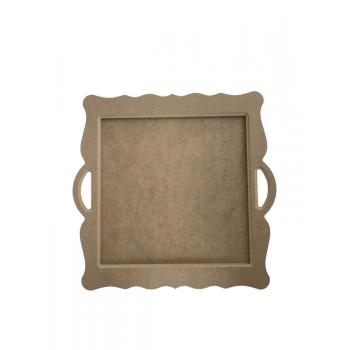 TP 42 KENDİNDEN KULPLU TEPSİ   46X42